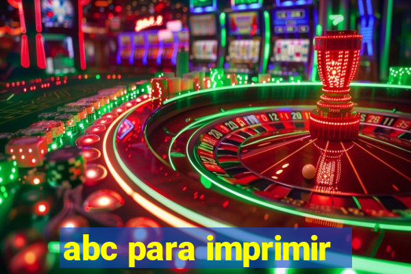 abc para imprimir